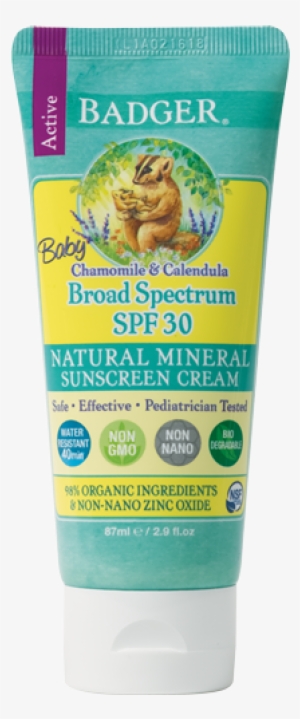 Natural Zinc Oxide Spf30 - Badger Balm Sunscreen Spf 30