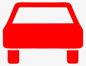 Red Car Clip Art - Red Car Silhouette Png