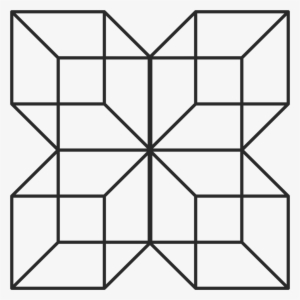 Geometric Snowflake Png