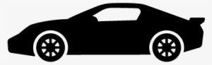 Sports Car Silhouette Png Sportive Car ⋆ Free Vectors, - Cartoon Car Png Transparent Background
