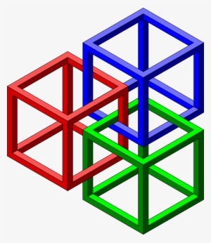 Geometry Clipart Geometric Shape - Impossible Cubes
