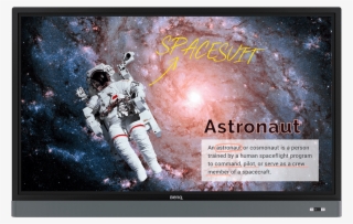 4k Uhd 65” Education Interactive Flat Panel Display - Astronautas Morreram No Espaço