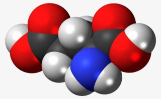 Glutamic Acid - Space Filling Model Amino Acid