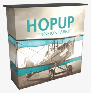 Portable Tradeshow Counter With Shelf - Hopup Display