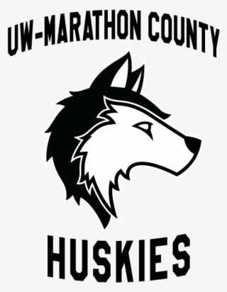 County Huskies Logo Black - University Of Wisconsin Marathon County Logo