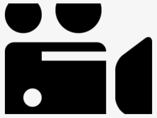 Video Camera Clipart Black And White - Circle