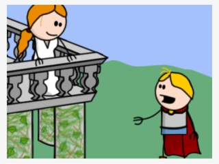 Balcony Clipart Romeo And Juliet - Cartoon