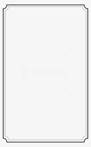 Free Png White Border Frame Image Png - Paper