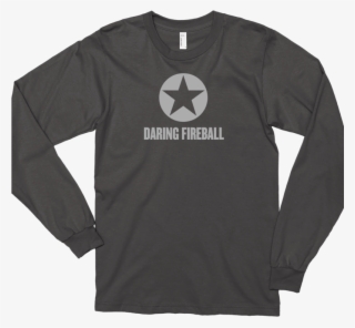 Thumbnail Of An Asphalt Gray Long Sleeve Daring Fireball - Equality Over All Symbol