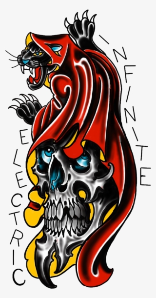 Welcome To Infinite Electric Tattoo Shop - Illustration