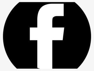 Facebook Black Circle - Cross