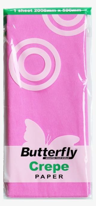 Butterfly Crepe Paper Folds Pink - Art Paper