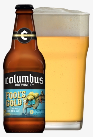 Cbc Fool's Gold Bottle And Glass - Cbc Thunderlips