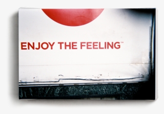 Canvas Print Enjoy The Feeling - Sign