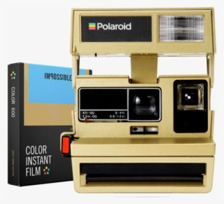 Polaroid 600 Gold Instant Camera Bundle With Film - Instant Camera