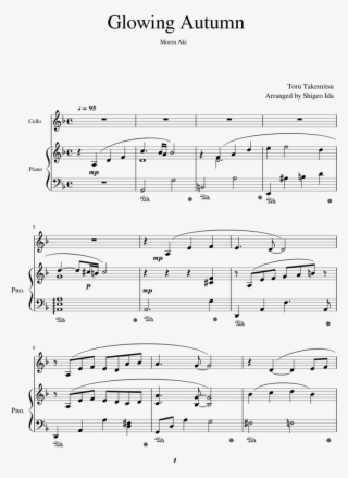 Glowing Autumn - Toru Takemitsu - Music