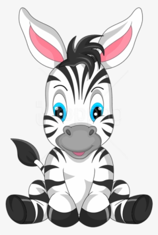Free Png Download Cute Zebra Cartoon Clipart Png Photo - Baby Zebra Cartoon