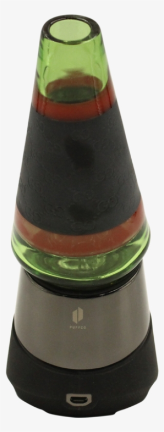 Gucci Pattern Black Puffco Peak Glass Attachment From - Beer Bottle