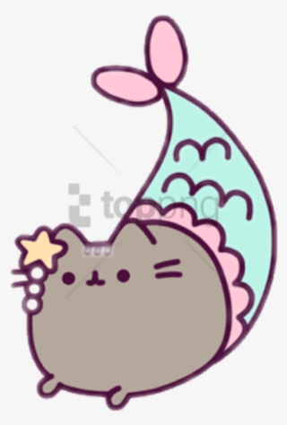 Free Png Mermaid Pusheen Coloring Pages Png Image With - Mermaid Pusheen Coloring Pages