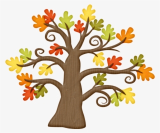 Faℓℓ ‿✿⁀○ Fall Clip Art, Button Tree, - Materyal Ağacı