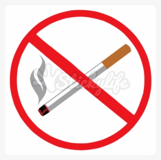 No Smoking Static Cling - Vector Graphics