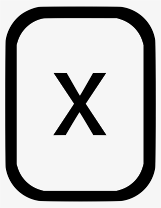 Lowcase Letter X Latin Alphabet Comments