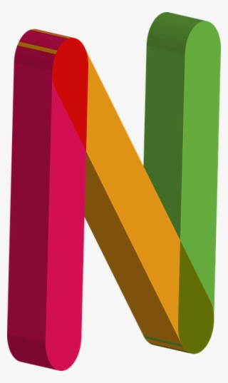 Png Letters - Letter N 3d Png