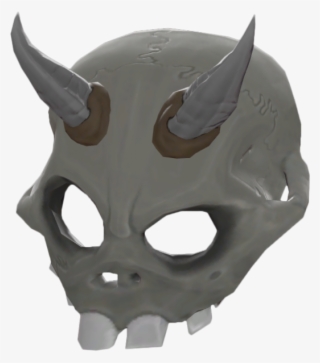 Painted Spine-chilling Skull 2011 7e7e7e - Mask