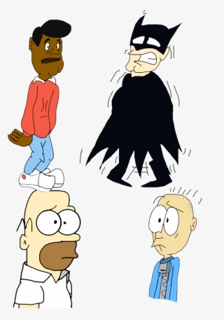 Fat Albert Lost Weight, Batman Got Scared, George Being - Cartoon