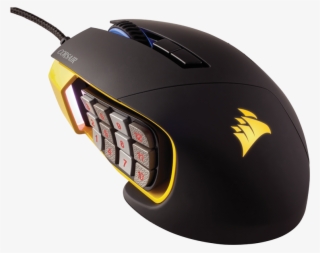 Corsair Gaming Scimitar Rgb Moba/mmo Gaming Mouse - Corsair Gaming Scimitar Pro Rgb