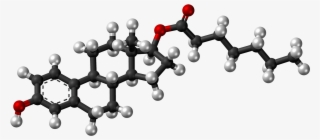Estradiol Enanthate Molecule Ball - Estradiol Icon Png Colored
