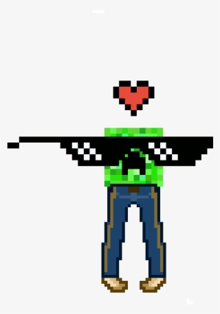 This Is Chris - Thug Life Shades And Cigarette