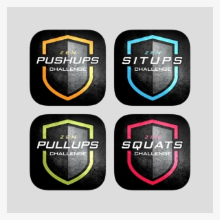 Zen Squats Challenge Logo