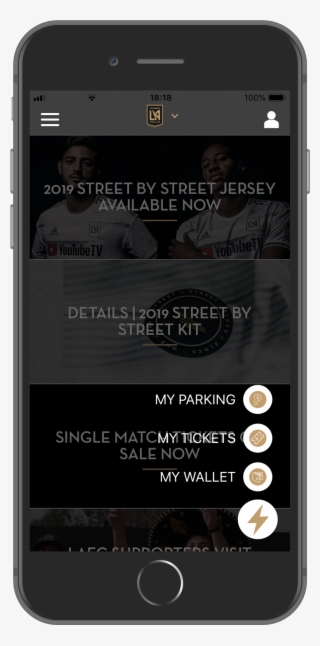Select 'my Parking' From The Quick Menu Icon On The