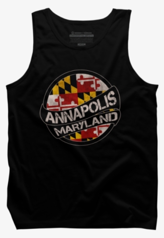 Annapolis Maryland Grunge Flag Scroll - Lil Rage Mindofrez