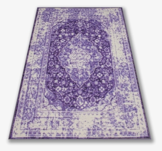 Technicolor Zara Purple Area Rug - Carpet