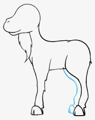 Goat Drawing Stoner - Line Art