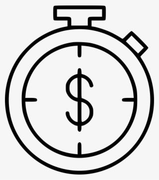 Money Dollar Svg Png Icon Free Download Ⓒ - Dollar Sign Stopwatch Png