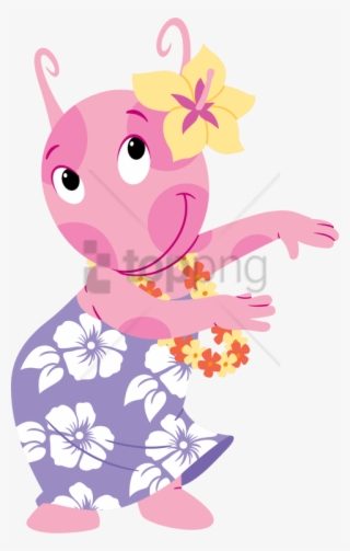 Free Png Download Uniqua Hawaian Dress Clipart Png - Uniqua On Backyardigans