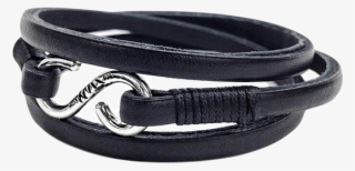 Kenton Michael Genuine Leather Strap And Sterling Triple - Strap