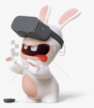 Free Png Download Rabbid With Vr Goggles Clipart Png - Безумный Кролик Пнг
