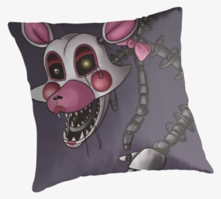 Fnaf The Mangle Throw Pillows By Msaibee Redbubble - Throw Pillow