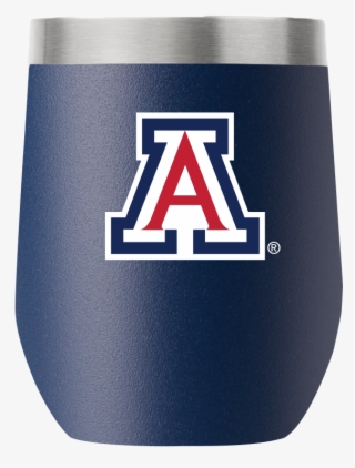 Arizona 12 Oz Stemless Navy Tumbler - University Of Arizona