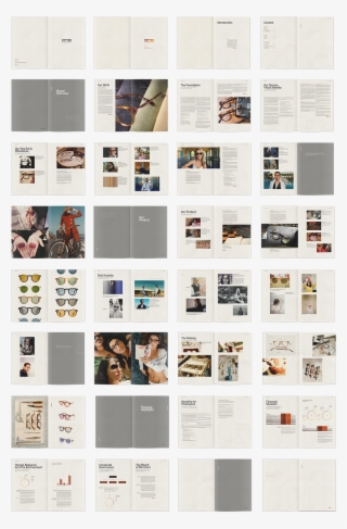 Oliver Peoples Annual Report On Behance - Architecture