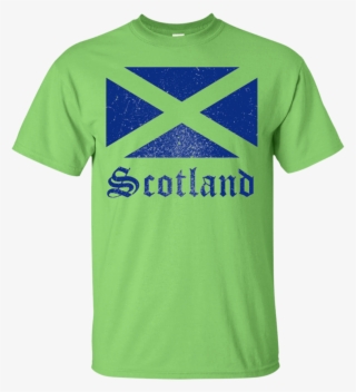 Distressed Scottish Flag Scotland National Pride T-shirt - Makes Up Uk Flag