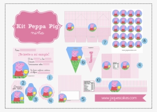 Hola A Tod@s,para Celebrar La Actualización Del Blog - Kit De Peppa Pig Para Cumpleaños