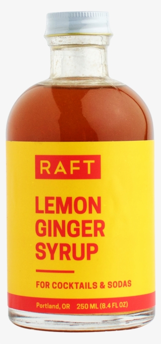 Raft Lemon Ginger Syrup - Glass Bottle