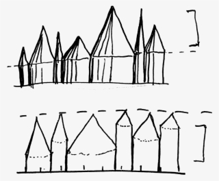 Two Unrealized Concept Proposals For The Annual Saturday - Line Art