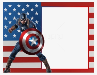 Free Png Best Stock Photos Captain America Transparent - Captain America Birthday Background