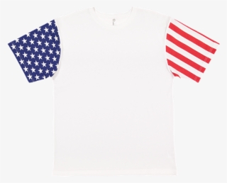 Colors - - Shirt With Stars And Stripes Sleeves